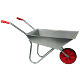 Britannia galvanised wheelbarrow with solid tyre (70lt)