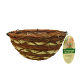 Hanging basket with red bamboo (35cm/14in.)