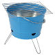 Portable barbecue party bucket (blue)