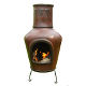 Large Traditional Mexican clay Chimenea Campeche