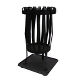 Narrow firebasket with floor plate