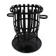 Large round firebasket with grill   