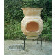 BBQ Squat Butterfly Chimenea
