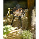 Tall Firepit Grill