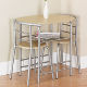 Gablemere steel framed compact dining set
