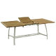 Hamlet Itauba aluminium extension table (1.6m)