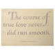 The course of - cream plaque 