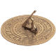 Standard brass sundial