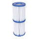 Twin pack filter for Lay-z-spa