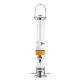 Stainless steel seed feeder for wild birds (16in)