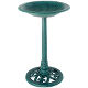 Pedestal bird bath (verdigris effect)