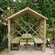 Cottage Sanctuary inc. bench set (1.8m x 1.9m)