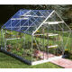Halls Popular 10x8 aluminium greenhouse. Horticultural glass
