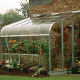 Halls Silverline 10x6 lean-to aluminium greenhouse. Horticultural glass 
