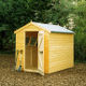 Halls apex 7x5 standard wooden shed