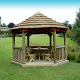 Imperial thatched gazebo (3.8m)